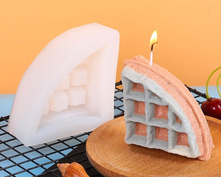 MOLDE DE SILICON FORMA DE WAFFLE