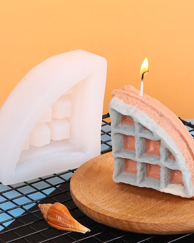 MOLDE DE SILICON FORMA DE WAFFLE
