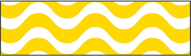 BORDER WAVY YELLOW BB