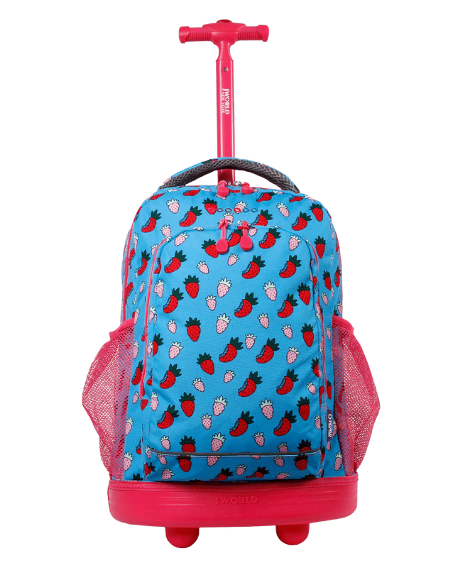 MOCHILA J WORLD C/RODOS SUNNY STRAWBERRY