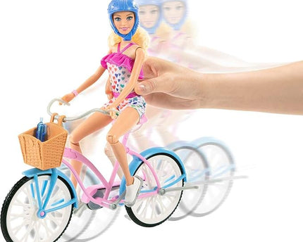 JUGUETE BARBIE DOLL & BICYCLE