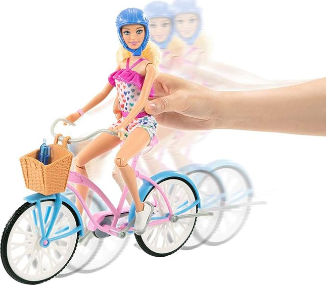 JUGUETE BARBIE DOLL & BICYCLE