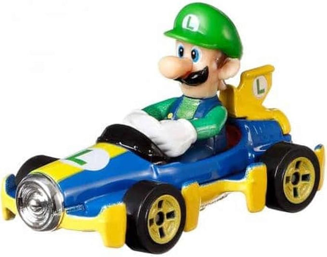 JUGUETE HOT WHEELS MARIO KART LUIGI