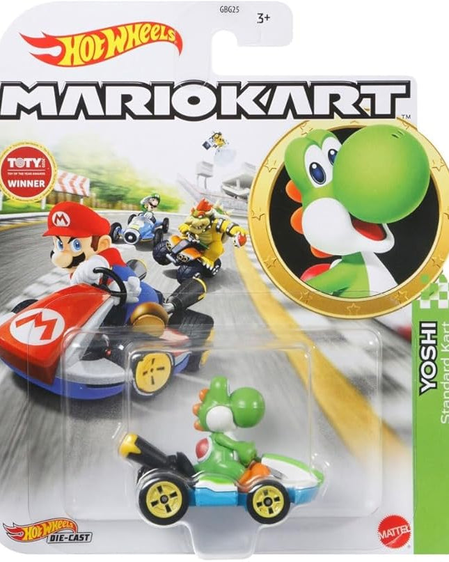 JUGUETE HOT WHEELS MARIO KART YOSHI