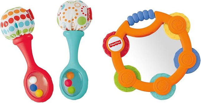 TAMBOURINE & MARACAS GIFT SET