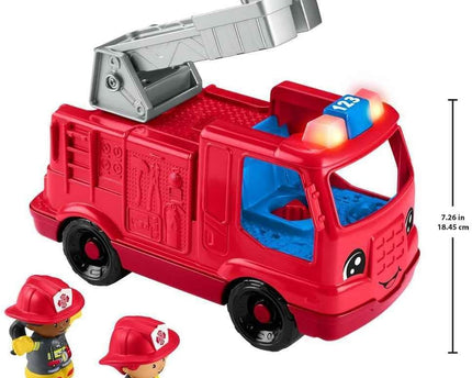 JUGUETE LITTLE PEOPLE LARGE VEHICLE FIRE TRUCK