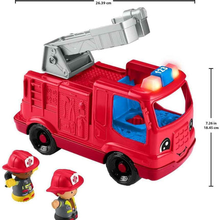 JUGUETE LITTLE PEOPLE LARGE VEHICLE FIRE TRUCK