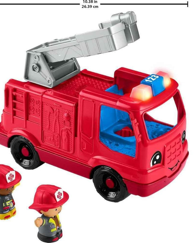 JUGUETE LITTLE PEOPLE LARGE VEHICLE FIRE TRUCK