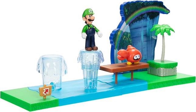 JUGUETE NINTENDO MARIO 2.5" SPARKLING WATERS PLAYSET