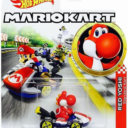JUGUETE HOT WHEELS MARIO KART RED YOSHI