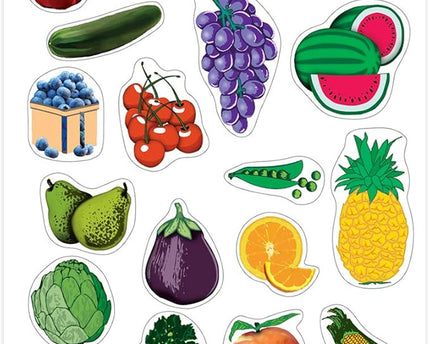 STICKERS FRUTAS Y VEGETALES
