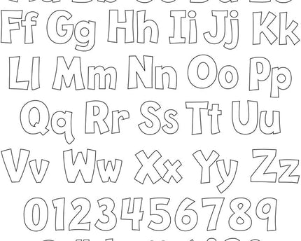LETRAS WHITE PLAYFUL #4