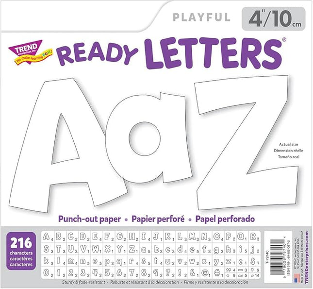 LETRAS WHITE PLAYFUL #4
