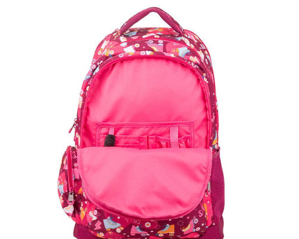 MOCHILA MILAN CON RODOS ROLLER ROSA