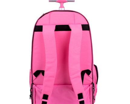 MOCHILA MILAN CON RODOS SUNSET ROSA