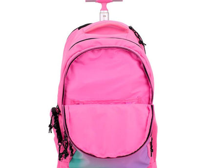 MOCHILA MILAN CON RODOS SUNSET ROSA
