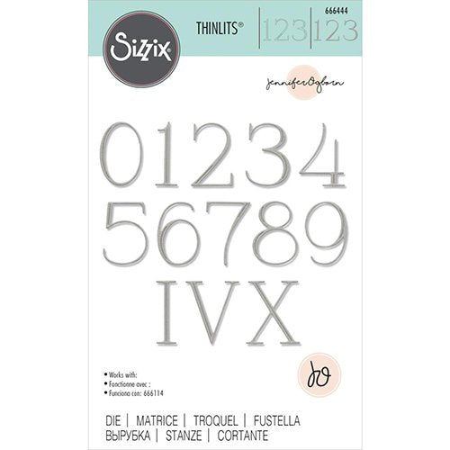 DIE - ELEGANT NUMERALS