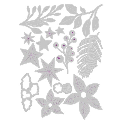 DIE FESTIVE FOLIAGE 14PC