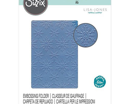 EMBOSSING FOLDER SNOWFLAKE SPARKLE