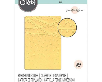 EMBOSSING FOLDER STARS AND LIGHTS