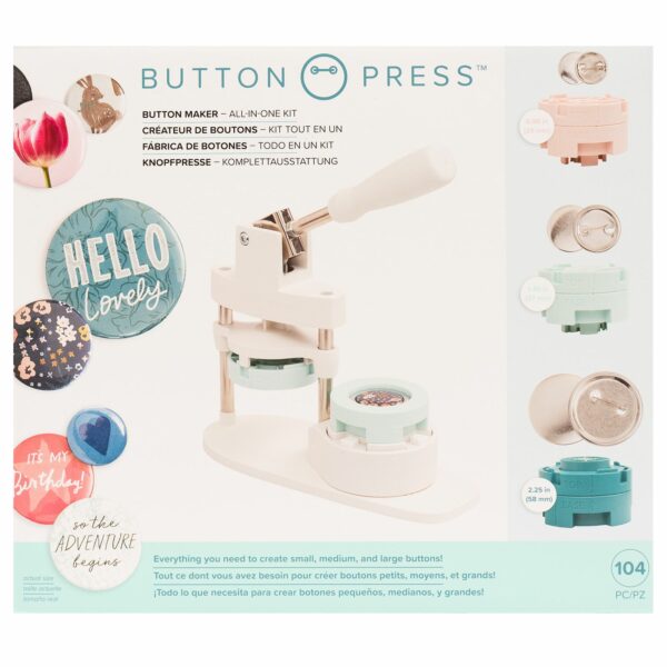 BUTTON PRESS  BUNDLE 104PC