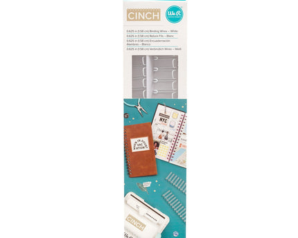 ALAMBRES DE ENCUADERNACION BLANCO 1.58 CM - CINCH