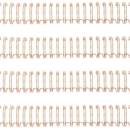 ALAMBRES DE ENCUADERNACION 0.625X12IN ORO ROSA 4PZAS