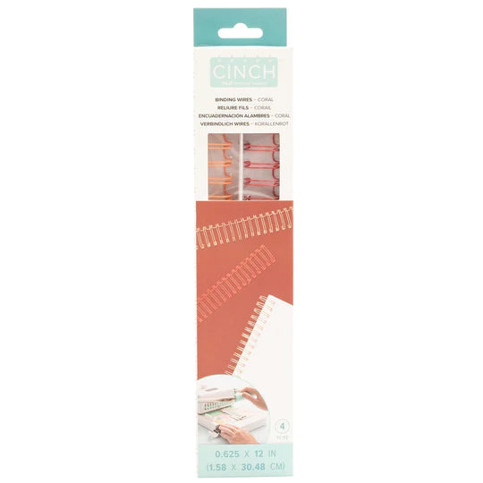 ALAMBRES DE ENCUADERNACION CORAL 30.5 CM - CINCH