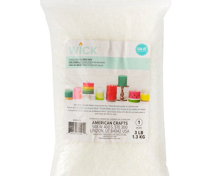 CERA DE ABEJA FABRICACION P/VELAS 3 LBS WICK- WR