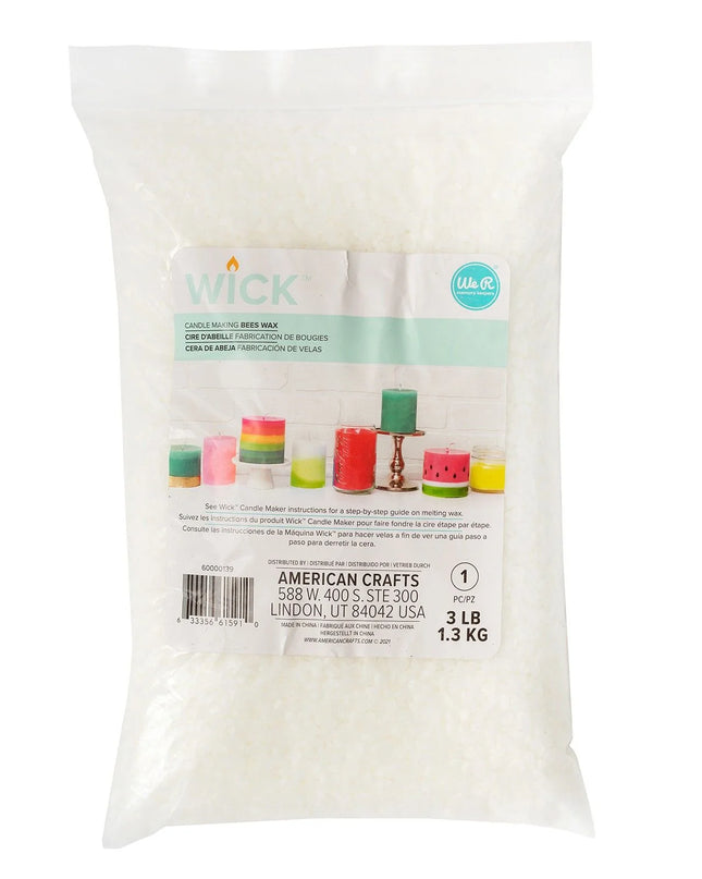CERA DE ABEJA FABRICACION P/VELAS 3 LBS WICK- WR