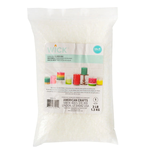 CERA DE ABEJA FABRICACION P/VELAS 3 LBS WICK- WR