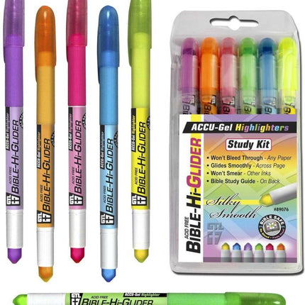 SET DE CRAYONES BIBLE HI-GLIDER 6CLRS