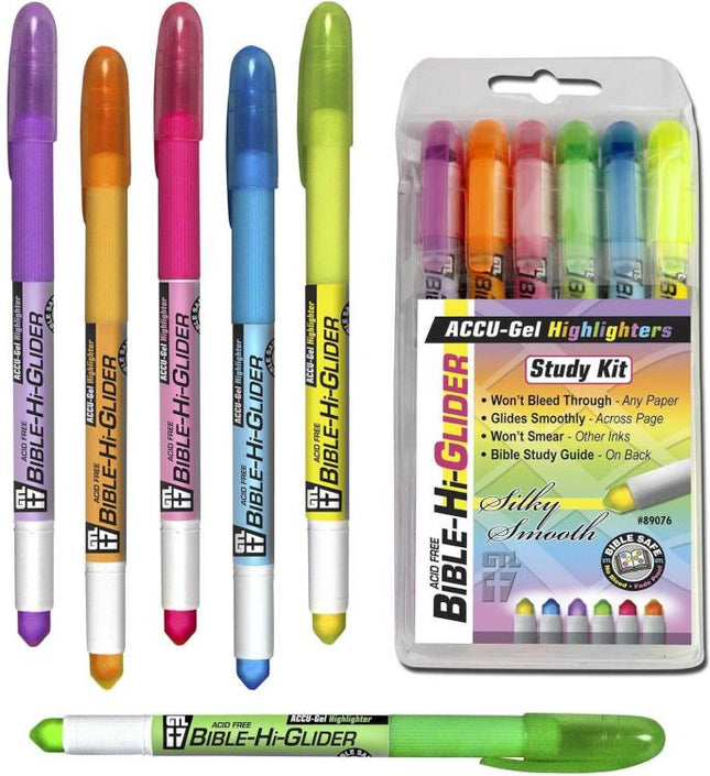 SET DE CRAYONES BIBLE HI-GLIDER 6CLRS