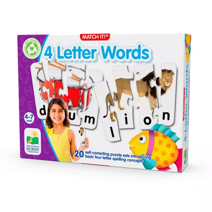 JUEGO MEMORIA 4 LETTER WORDS