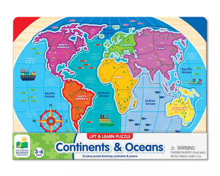ROMPECABEZA CONTINENTS & OCEANS 22PZ