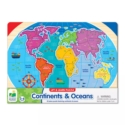 ROMPECABEZA CONTINENTS & OCEANS 22PZ