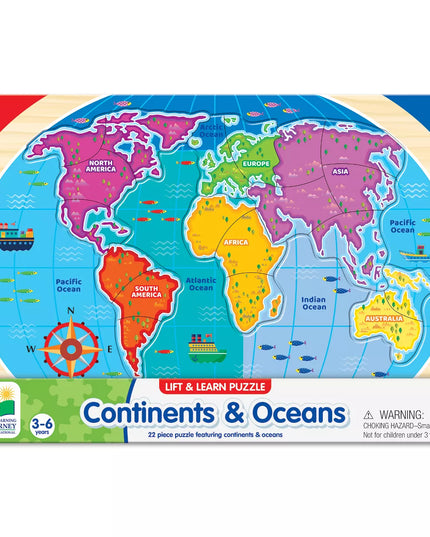 ROMPECABEZA CONTINENTS & OCEANS 22PZ