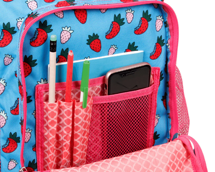 MOCHILA J WORLD C/RODOS SUNNY STRAWBERRY