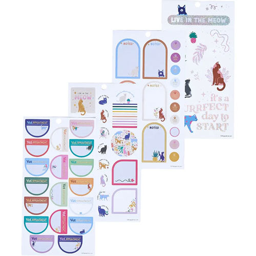 STICKER WHIMSICAL WHISKERS 1109PZ