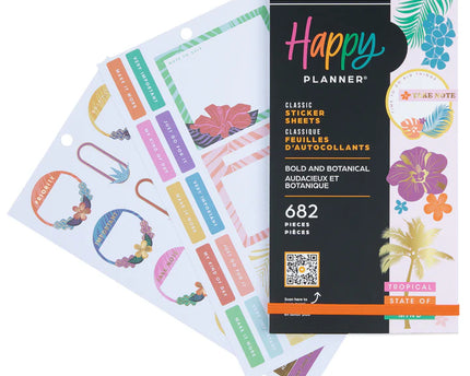 STICKER BOLD & BOTANICAL 682PZ