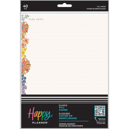 HOJAS P/ BINDERS 40HJS SPRING MARKET