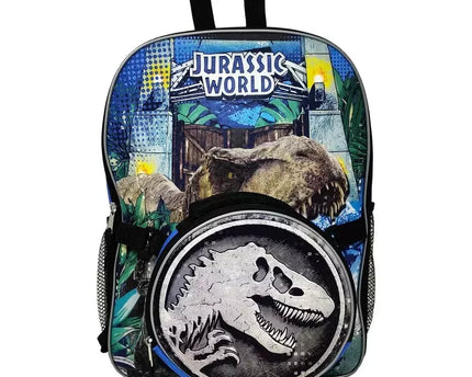 MOCHILA 16" CON LONCHERA JURASSIC WORLD