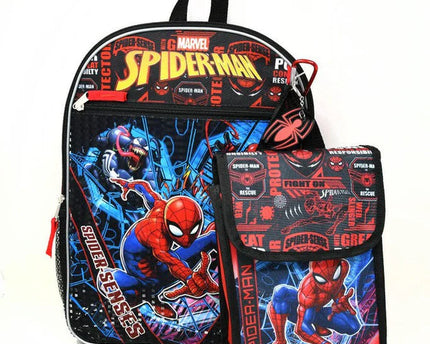 MOCHILA 16" CON LONCHERA SPIDERMAN