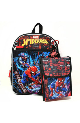 MOCHILA 16" CON LONCHERA SPIDERMAN