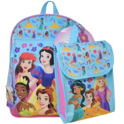 MOCHILA 16"CON LONCHERA PRINCESS