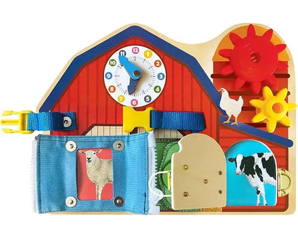 JUGUETE SENSORIAL FARM BUSY BOARD