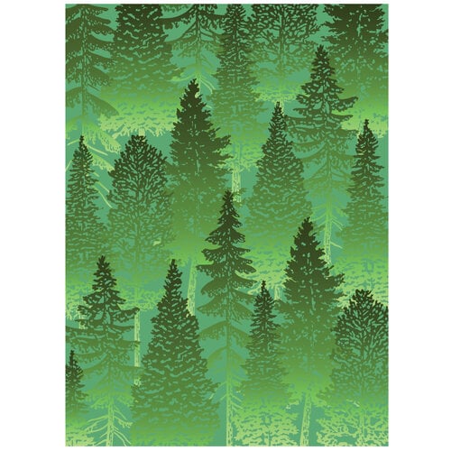 EMBOSSING FOLDER INTO THE WOODS 3D