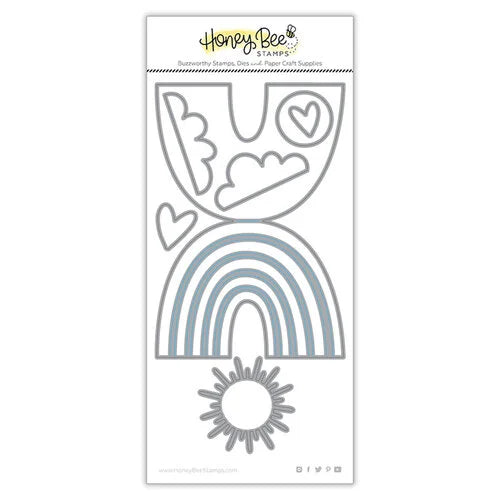 DIE RAINBOW BUILDER A2 CARD BASE