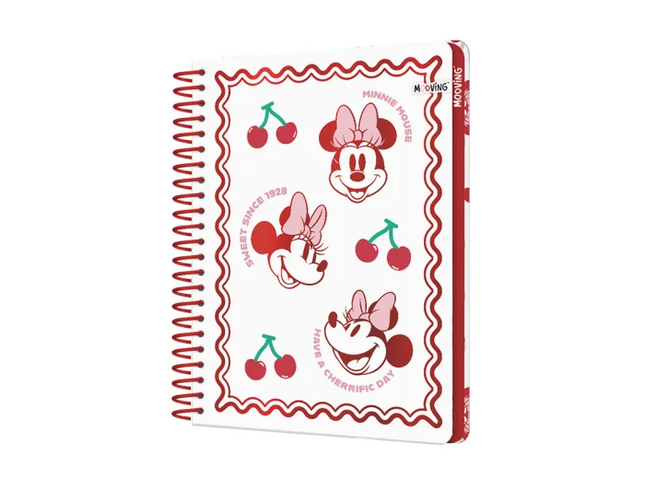 CUADERNO ESPIRAL DE 1 MATERIA MINNIE MOUSE