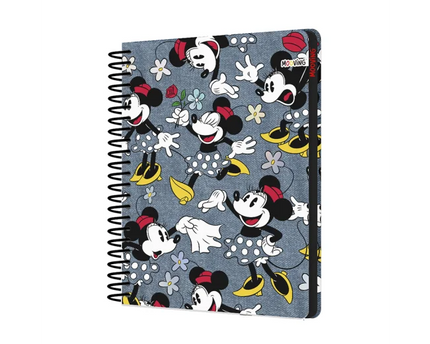 CUADERNO ESPIRAL DE 1 MATERIA MINNIE MOUSE